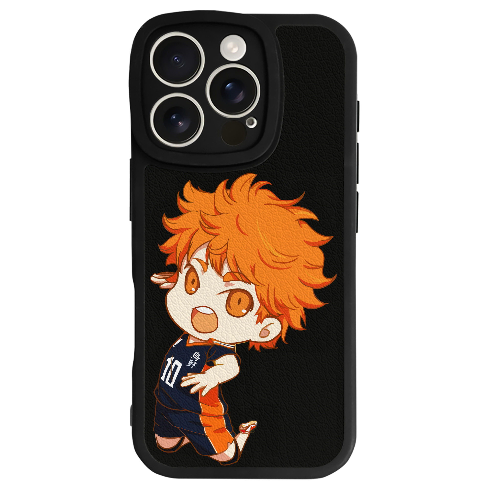 （画像用） ハイキュー!! Haikyu!! 【iPhone 16シリーズ対応】シリコンスマホケース（レザー調） 材質：シリコン